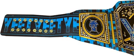 New Jey Uso Yeet Championship Title Belt – Undisputed Championship Replica Belt