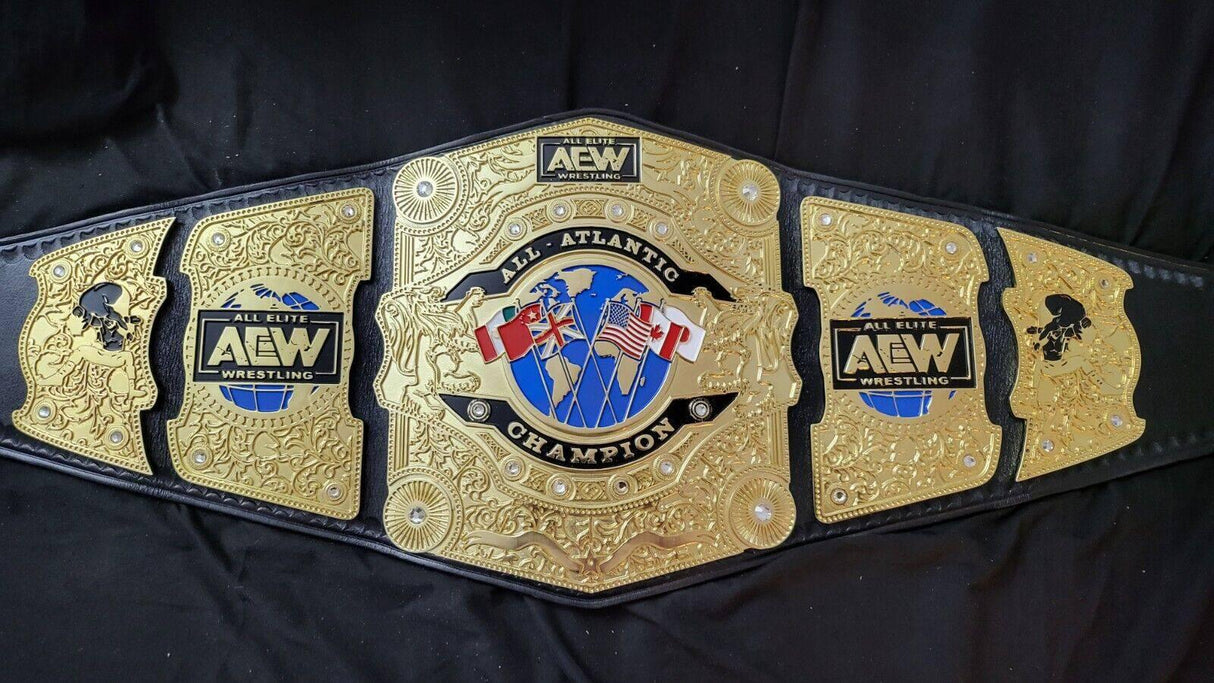 AEW ALL ATLANTIC  CHAMPIONSHIP REPLICA TITLE BELT