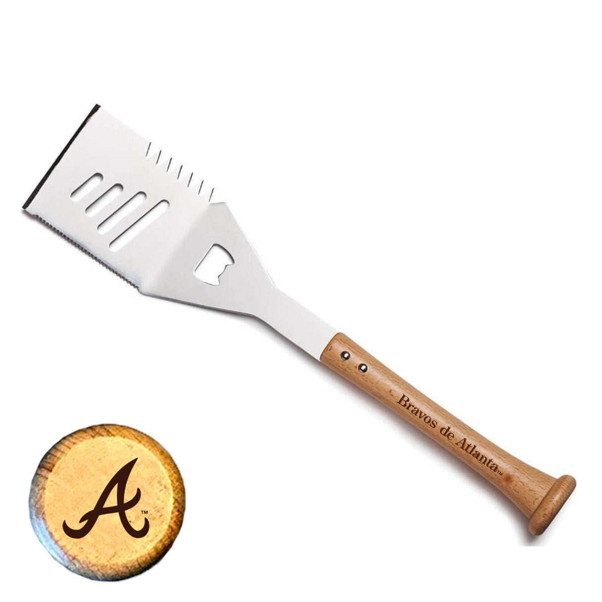 Bravos de Atlanta "SLIDER" Spatula (en Español)