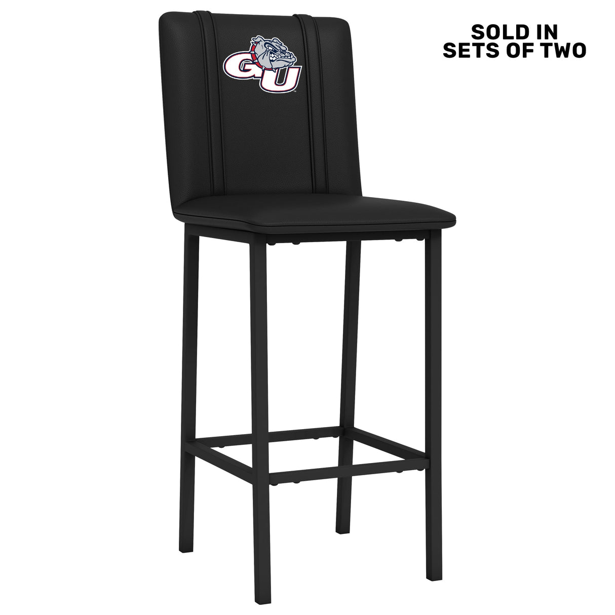 Bar Stool 500 with Gonzaga Bulldogs Logo Set of 2