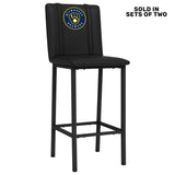 Bar Stool 500 with Milwaukee Brewers Primary Logo Set of 2