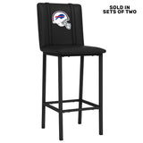 Bar Stool 500 with Buffalo Bills Helmet Logo Set of 2