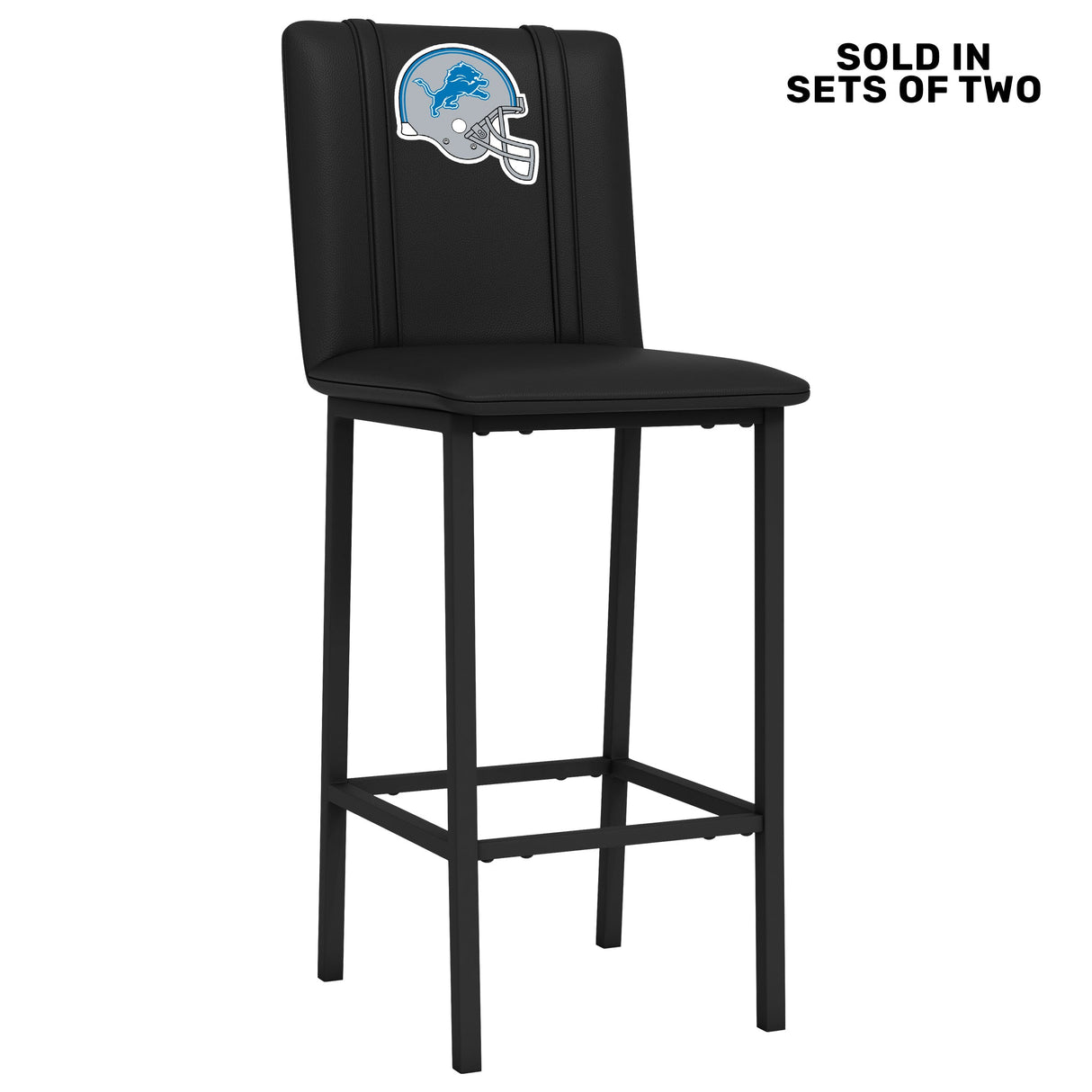 Bar Stool 500 with Detroit Lions Helmet Logo Set of 2