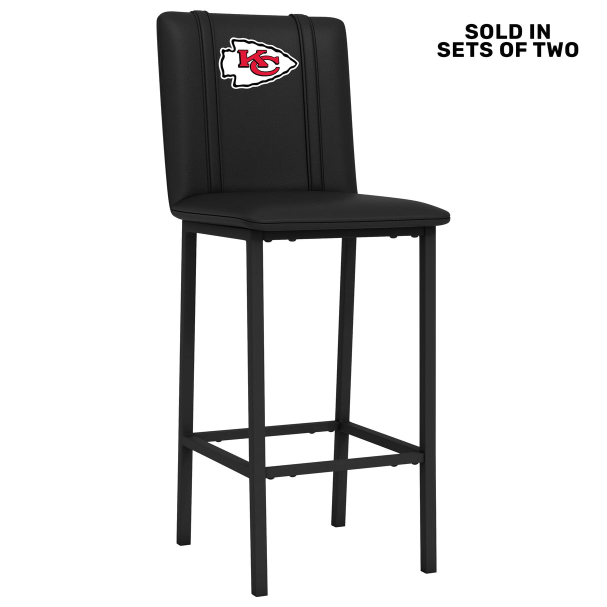 Bar Stool 500 with Kansas City Chiefs Primary Logo Set of 2