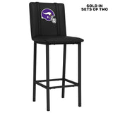 Bar Stool 500 with Minnesota Vikings Helmet Logo Set of 2