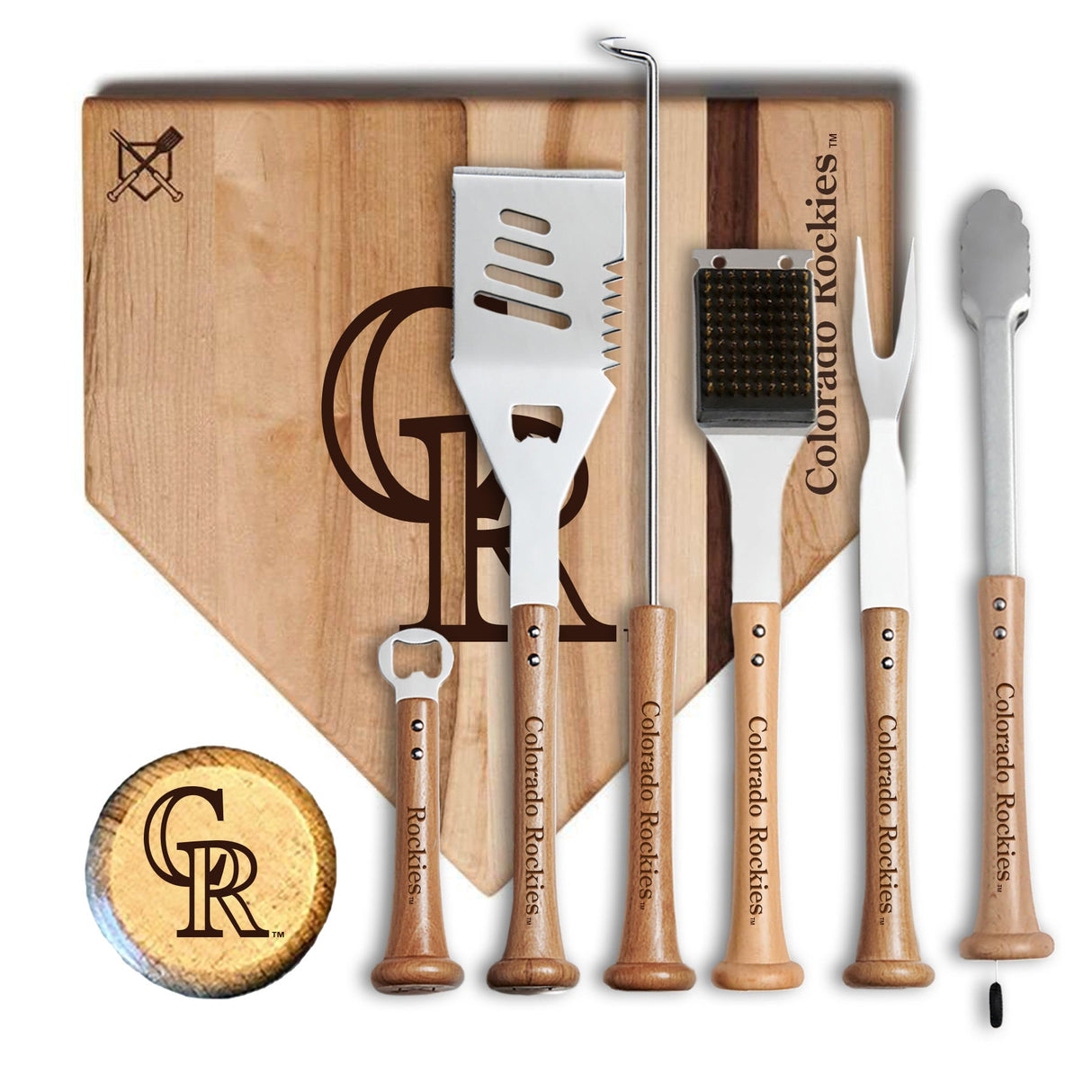 Colorado Rockies MVP Grill Set
