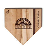 Colorado Rockies Home Plate Cutting Boards | Multiple Sizes | Multiple Designs