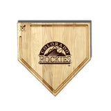 Colorado Rockies Home Plate Cutting Boards | Multiple Sizes | Multiple Designs