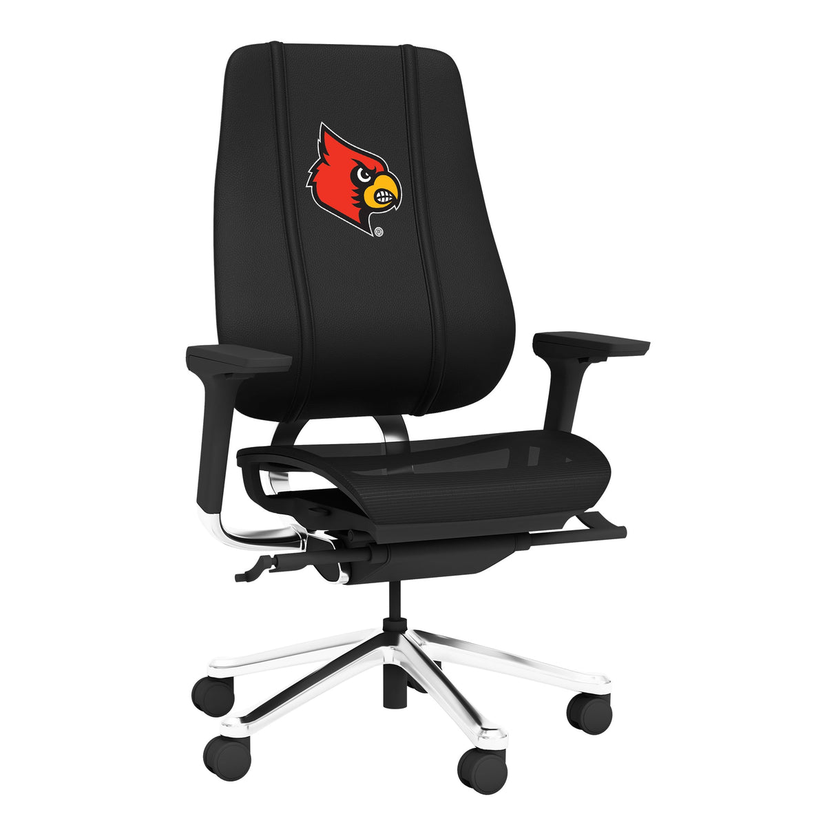 PhantomX Gaming Chair with Louisville Cardinals Logo
