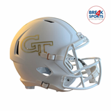 Georgia Tech Yellow Jackets Speed Replica Football Helmet Flat White NCAA