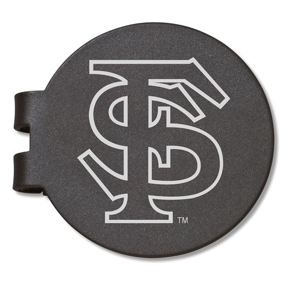 Florida State Seminoles NCAA Stainless Steel Black Prevail Engraved Money Clip