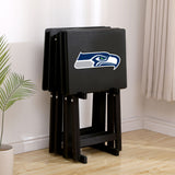 Seattle Seahawks 4 TV Trays With Stand