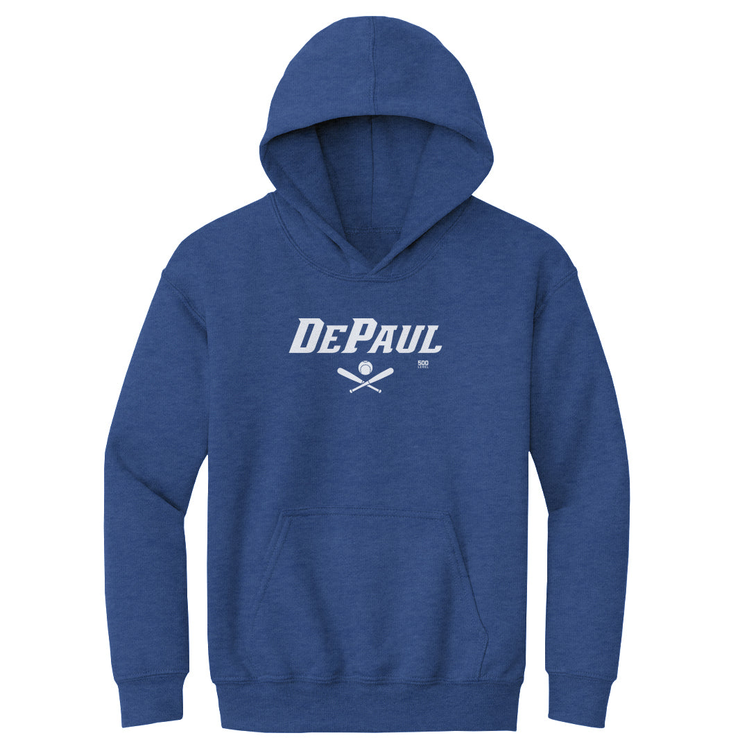 DePaul Blue Demons Softball Minimalist WHT