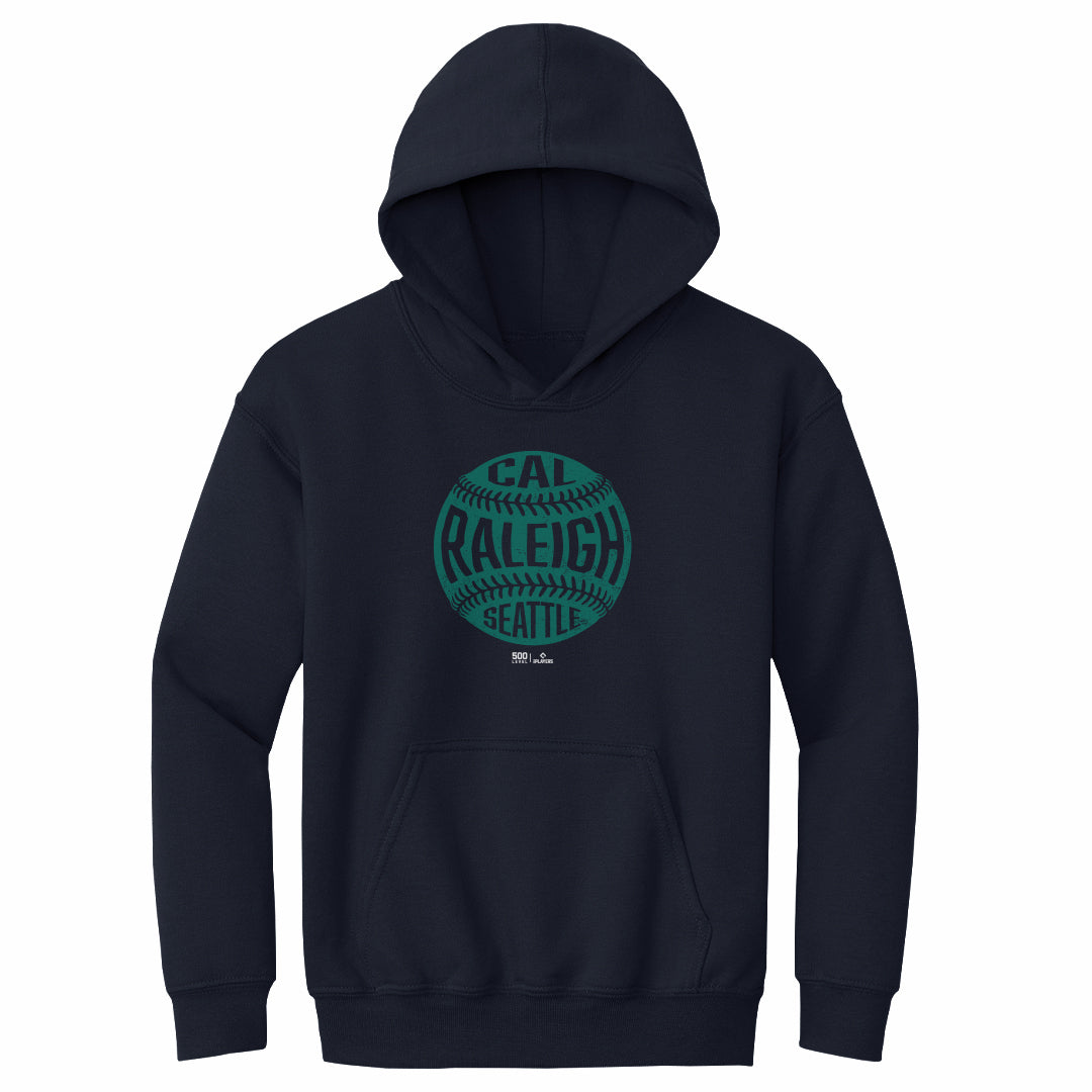 Cal Raleigh Seattle Vintage Baseball WHT