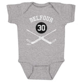 Ed Belfour Chicago 30 Goalie Sticks WHT