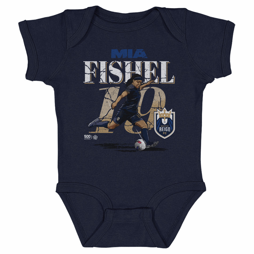 Mia Fishel Seattle Reign Cracked Number WHT