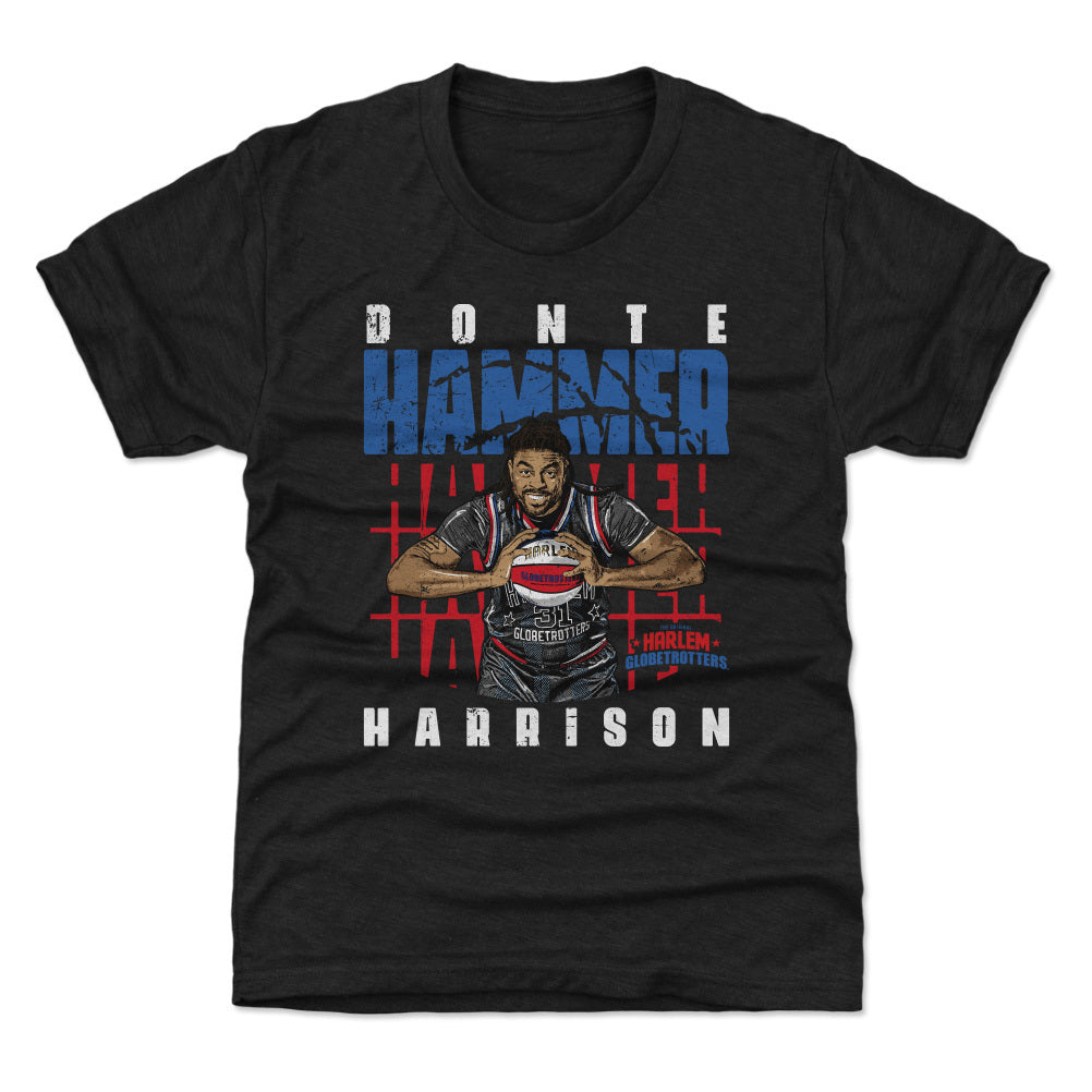 Hammer Harrison Harlem Globetrotters Pose WHT
