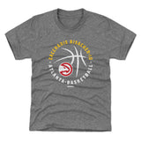 Zaccharie Risacher Atlanta Hawks Player Ball WHT