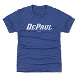 DePaul Blue Demons Wordmark White WHT