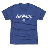 DePaul Blue Demons Soccer Minimalist WHT