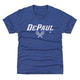 DePaul Blue Demons Tennis Minimalist WHT