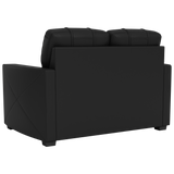 Silver Loveseat with Boston Red Sox Logo