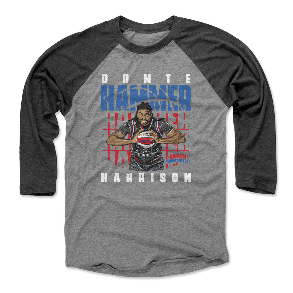 Hammer Harrison Harlem Globetrotters Pose WHT