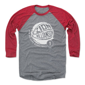 Red / Heather Gray