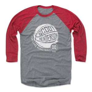 Red / Heather Gray