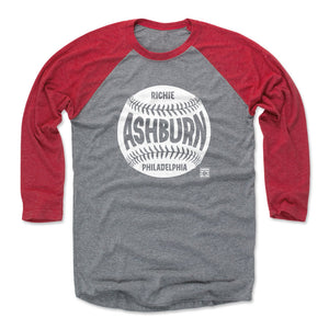 Red / Heather Gray