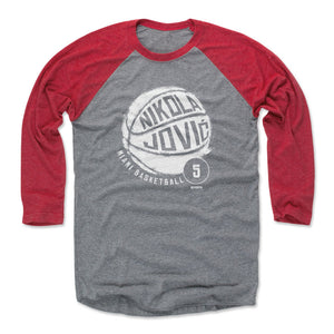 Red / Heather Gray