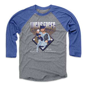 Royal / Heather Gray