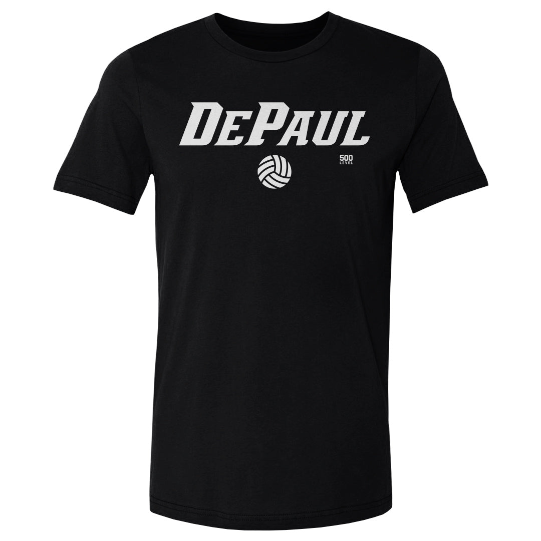 DePaul Blue Demons Volleyball Minimalist WHT