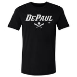 DePaul Blue Demons Softball Minimalist WHT