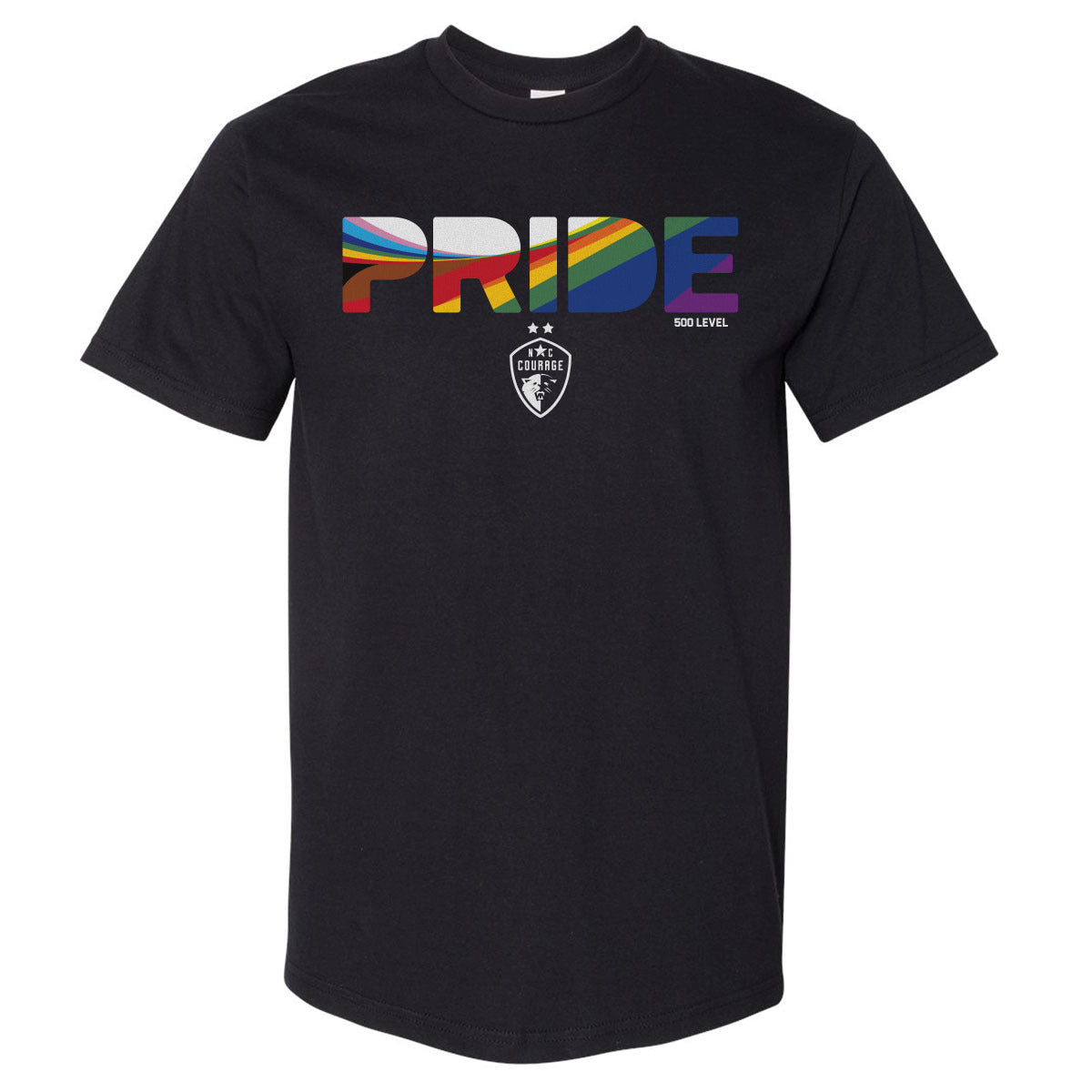 North Carolina Courage Pride Stripes 2025 WHT