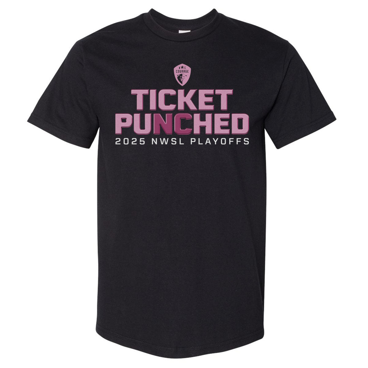 North Carolina Courage Ticket Punched 2025 WHT
