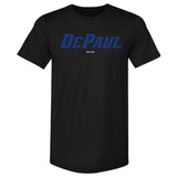 DePaul Blue Demons Wordmark Royal WHT