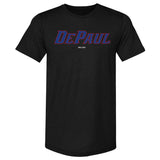 DePaul Blue Demons Wordmark WHT