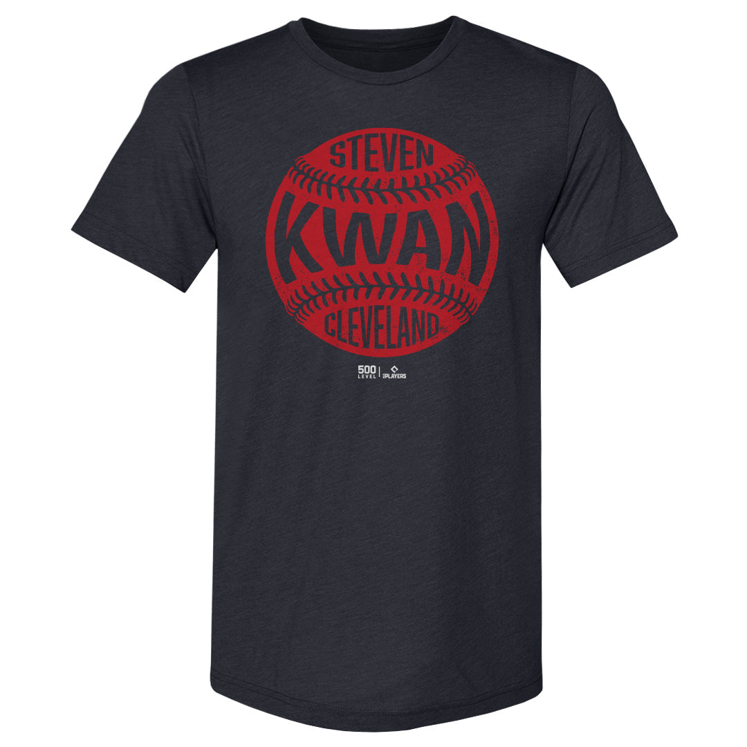 Steven Kwan Cleveland Vintage Baseball WHT
