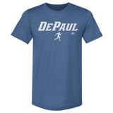 DePaul Blue Demons Track & Field Minimalist WHT