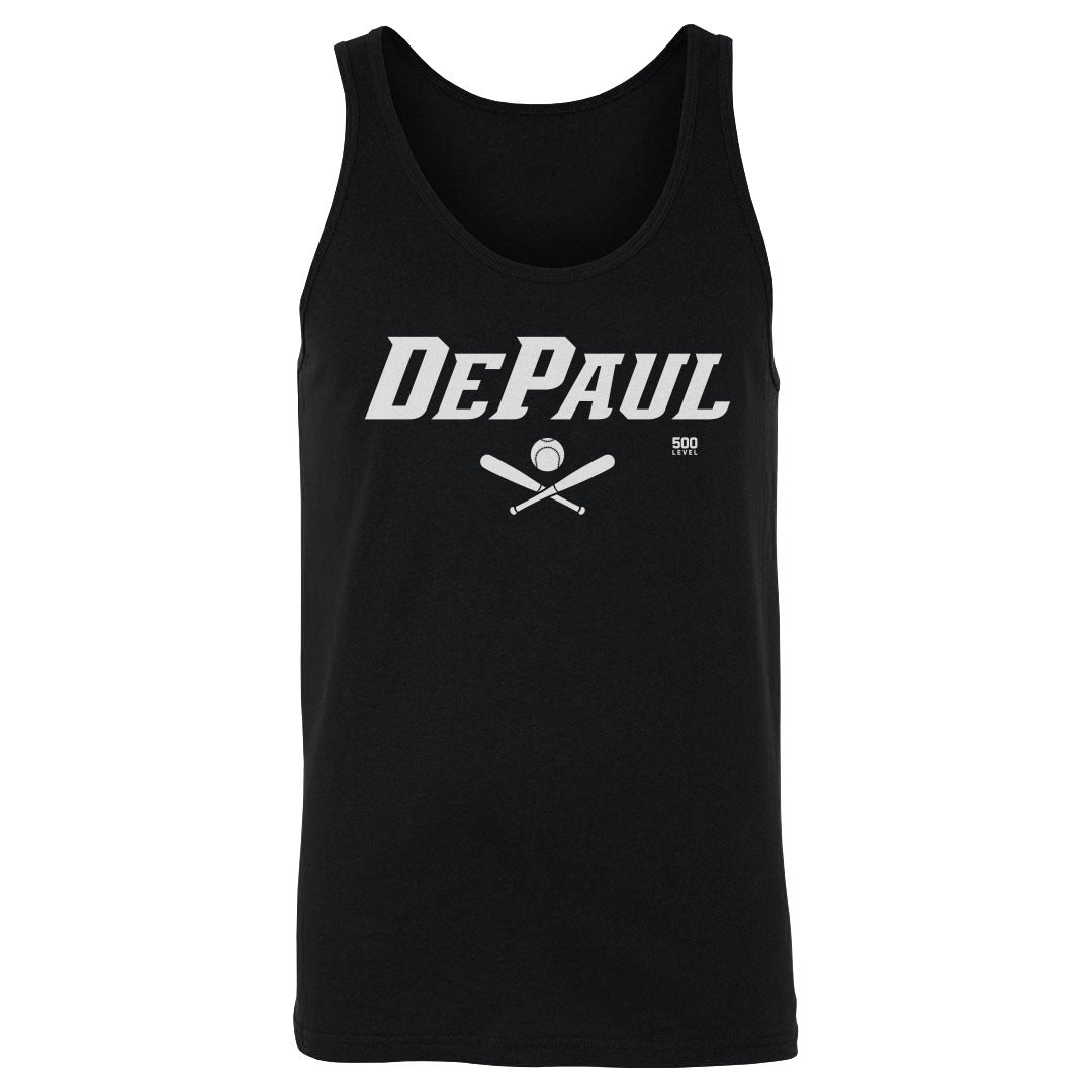 DePaul Blue Demons Softball Minimalist WHT