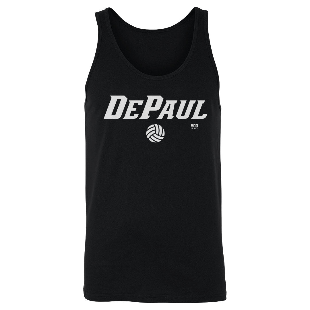DePaul Blue Demons Volleyball Minimalist WHT