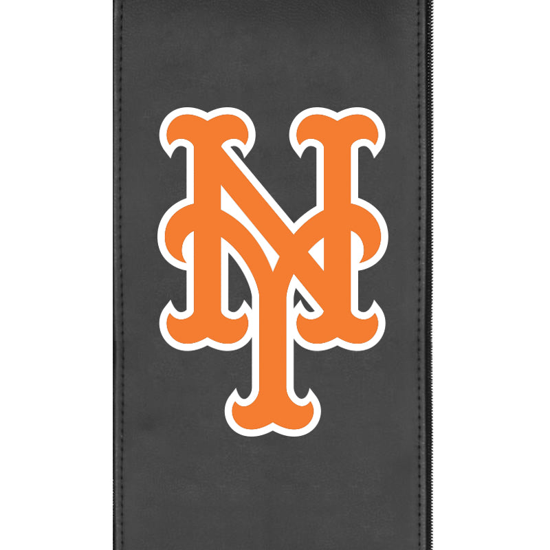 Silver Sofa with New York Mets Secondary