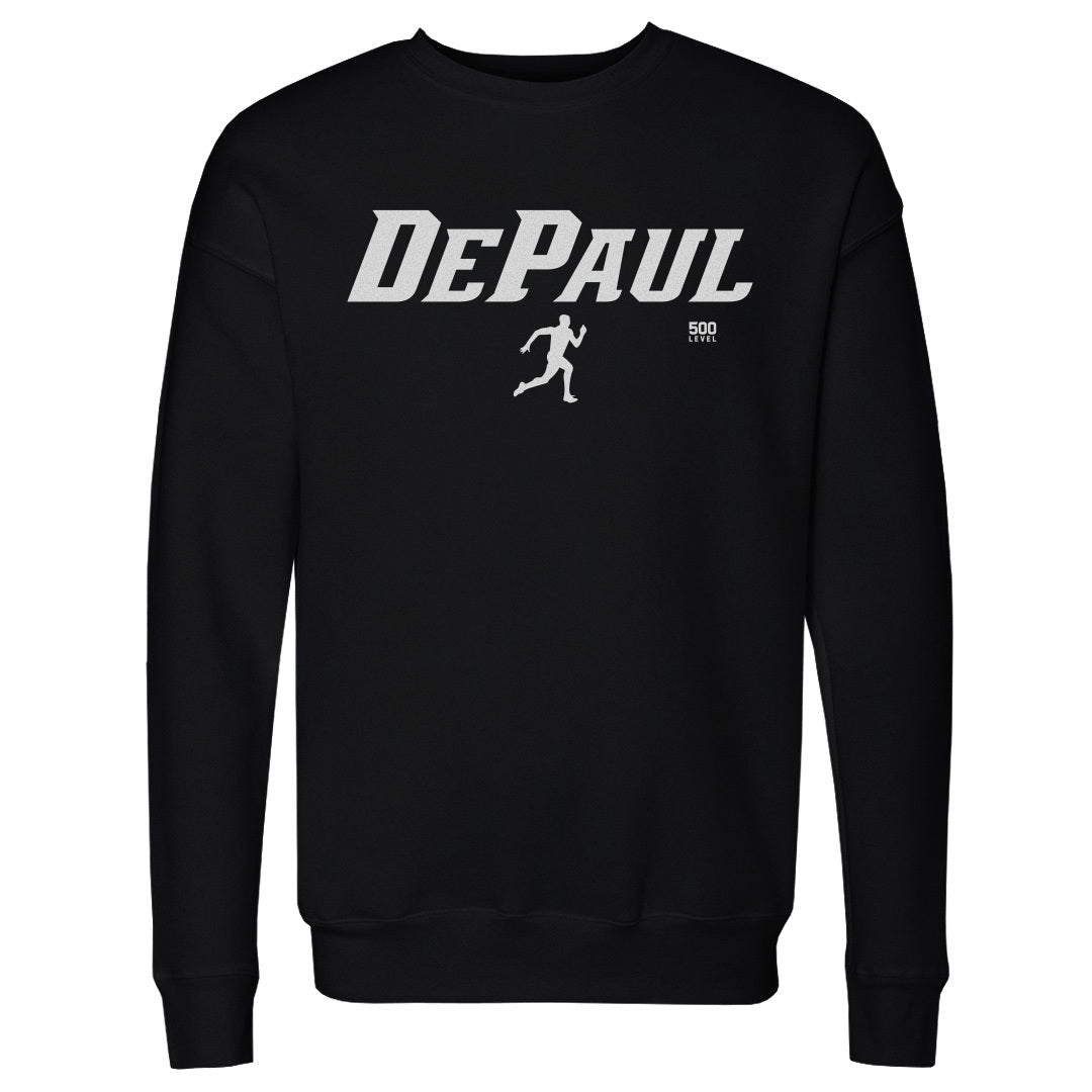 DePaul Blue Demons Track & Field Minimalist WHT