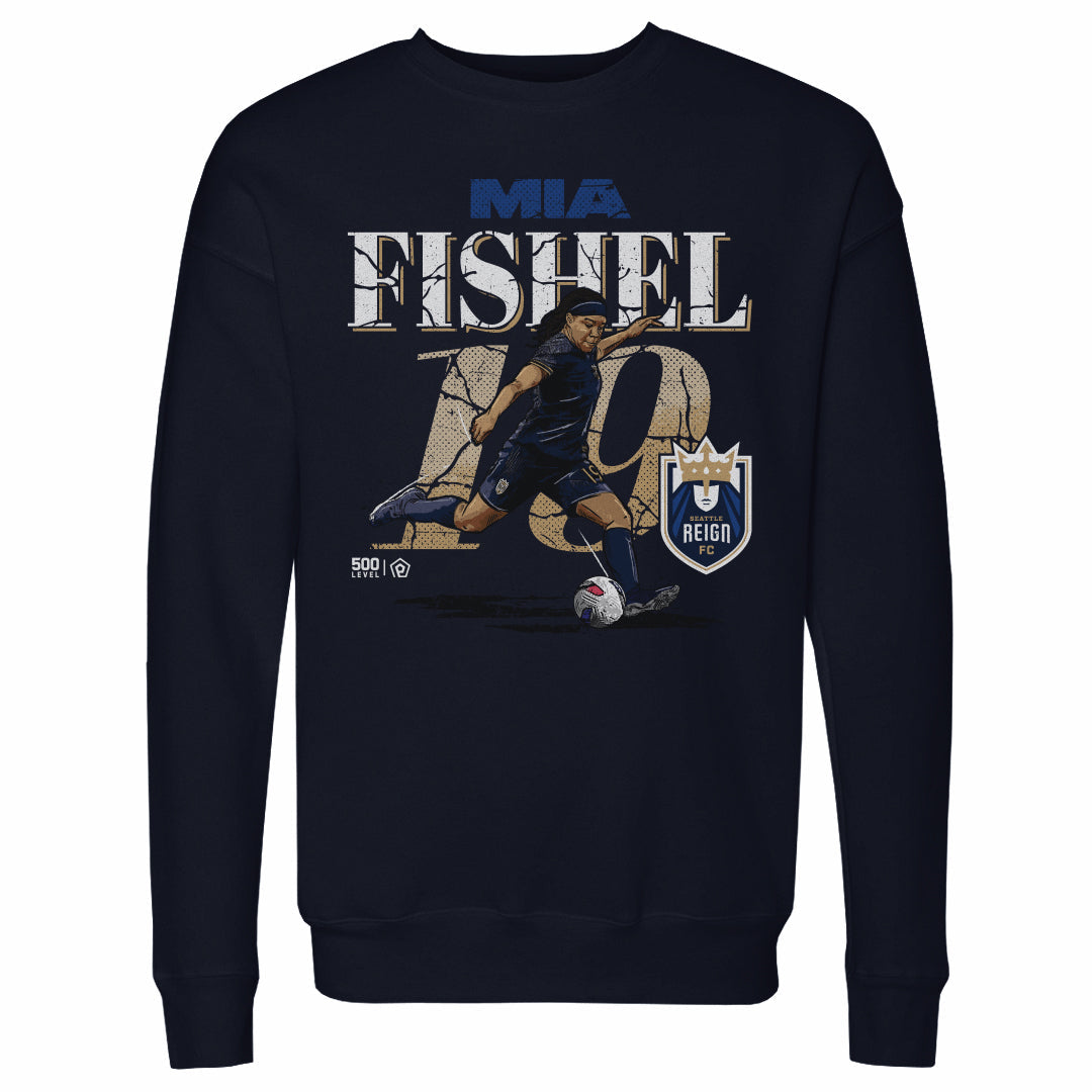 Mia Fishel Seattle Reign Cracked Number WHT