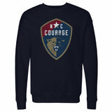 North Carolina Courage Vintage Primary Logo WHT