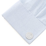 MLB Chicago Cubs Silver Edition Cufflinks