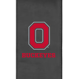 Silver Sofa with Ohio State Block O Buckeyes Logo