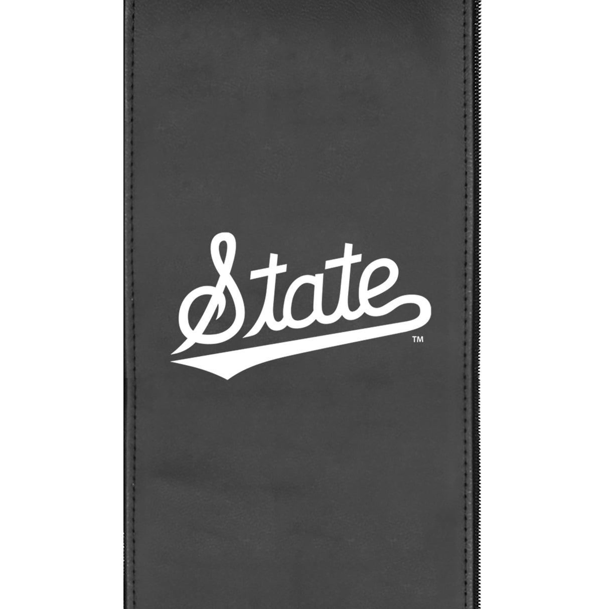 Silver Sofa with Mississippi State Script