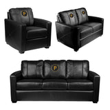 Silver Sofa with Pittsburgh Pirates City Connect Logo
